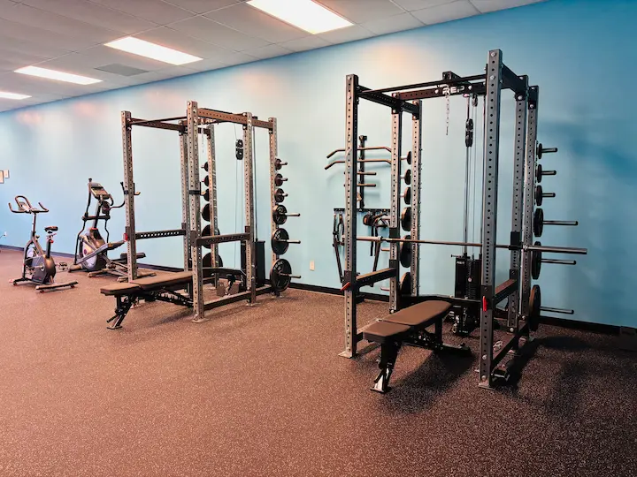 Hammerhead Fitness gym interior with squat racks and equipment